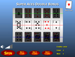 Aces Double Bonus Poker Slots